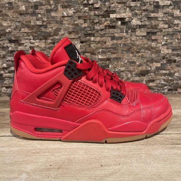 Nike Air Jordan 4 Retro NRG "Singles Day" Red Gum AV3914-600 Size 8 - Picture 1 of 7